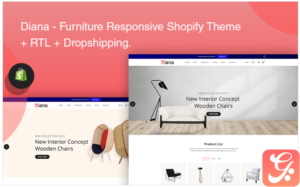 Diana - Furniture Responsive Shopify Theme
