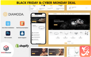 DIAMODA - Jewellery Responsive Store Shopify Template