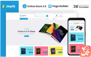 Creative Books Store Shopify Theme