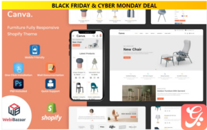 Canva - Modern Furniture Shopify Template