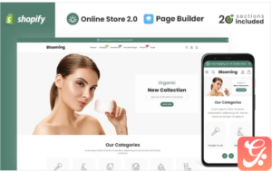 Blooming Cosmetics Store Shopify Theme