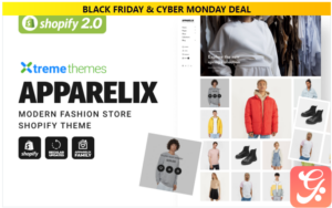 Apparelix Modern Fashion Store Shopify Theme