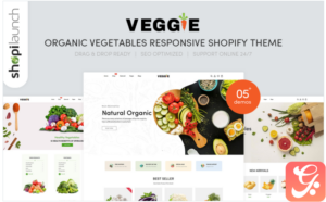 Vegge - Organic Vegetables Responsive Shopify Theme