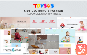 Toysus - Kids Toys & Clothes Responsive Shopify Theme