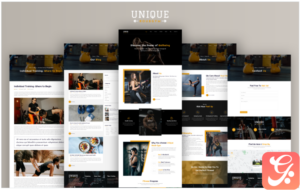 Unique Roubgym Shopify Template