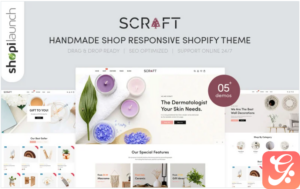 Scraft - Handmade Shop Responsive Shopify Theme