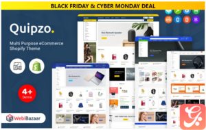Quipzo - Modern & MultiPurpose Shopify Theme