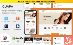 Quapa - Apparel & Fashion Multipurpose Responsive Premium Shopify Theme