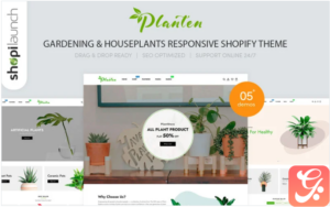 Planten - Gardening & Houseplants Responsive Shopify Theme