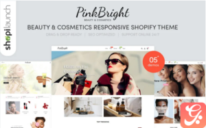 Pinkbright - Beauty and Cosmetics Responsive Shopify Theme