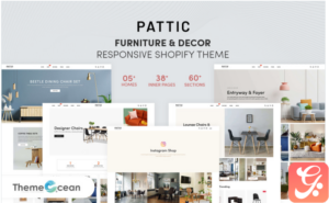 Pattic - Furniture & Decor Responsive Shopify Theme