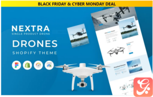 Nextra - Single Product eCommerce Shopify Theme, Electronics Store