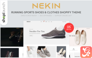 Nekin - Running Shoes, Sports Shoes & Clothes Shopify Theme