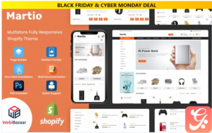 Martio - Minimal & Modern MultiStore Shopify Theme