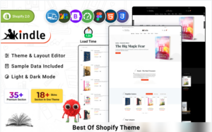 Kindle Books and Digital Comics Store Shopify Theme