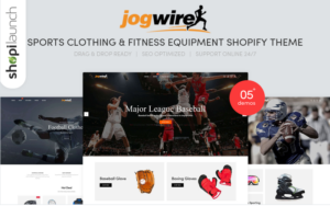 Jogwire - Sports Clothing & Fitness Equipment Shopify Theme