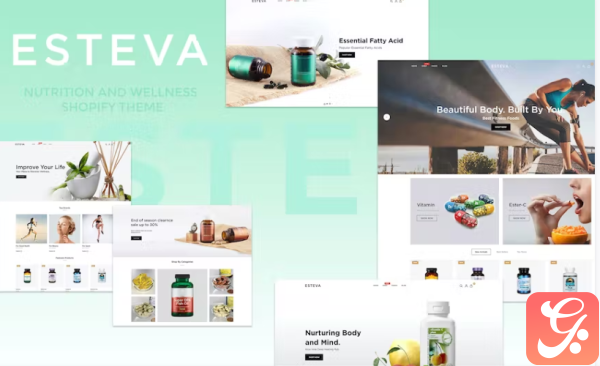 Esteva Nutrition and Wellness Shopify Theme