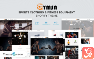 Gymsa - Sports Clothing & Fitness Equipment Shopify Theme