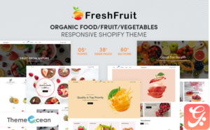 FreshFruit - Organic Food/Fruit/Vegetables eCommerce Shopify Theme