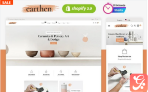 Earthen - Pottery and Ceramics Handmade Shopify Theme