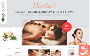 Divita - Elegant Wellness & Spa Shopify Theme