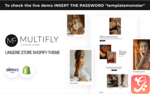 Clean Multifly Lingerie Store Shopify Theme