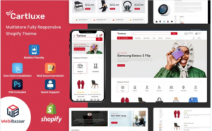 Cartluxe - Minimal Modern Mulistore Shopify Theme