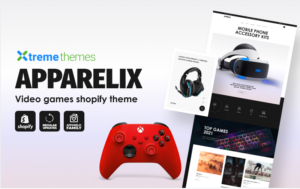 Apparelix Video Games Shopify Theme