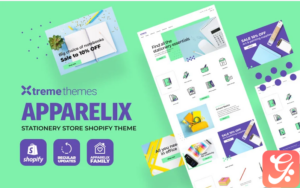 Apparelix - Stationery Clean Shopify Theme