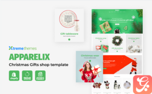 Apparelix Christmas Gifts Store Shopify Theme