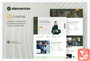 Confins – Business & Finance Consulting Elementor Template Kit