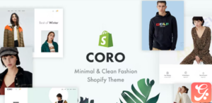 CORO – Minimal & Clean Fashion Shopify Theme 1.0