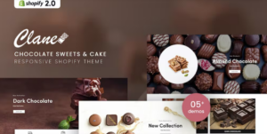 Clane - Chocolate Sweets & Cake Shopify Theme 1.0