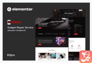 Fixini - Gadget Repair Service Elementor Template Kit
