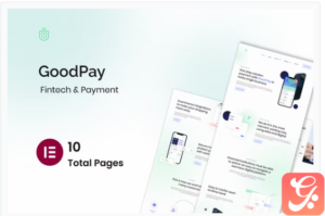 Goodpay - Fintech Elementor Template Kit