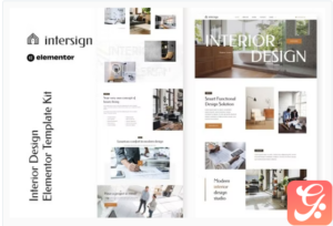 InterSign - Interior Design & Architecture Elementor Template Kit