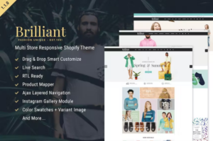 Brilliant - Multi Store Responsive Shopify Theme 1.1.0