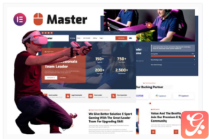 Master - Esport Team & Gaming Community Elementor Template Kit