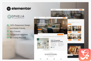 Ophelia - Hotel & Resort Elementor Template Kit