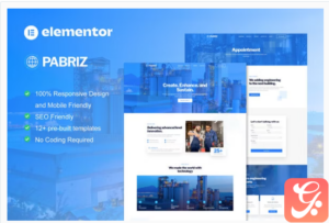 Pabriz - Engineering & Industrial Service Elementor Template Kit