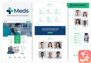 Meds - Health & Medical Elementor Template Kit