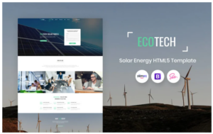 Ecotech - Solar Energy HTML5 Landing Page Template