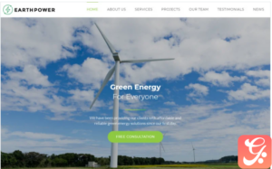 EarthPower - Green Energy HTML5 Landing Page Template