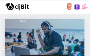 djBeat - Dj Modern HTML Landing Page Template
