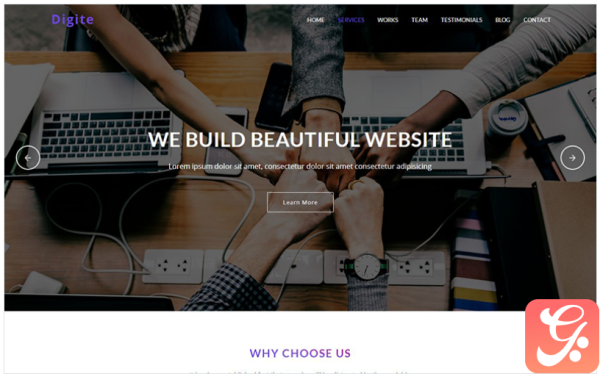 Digite - Digital Agency Landing Page Template