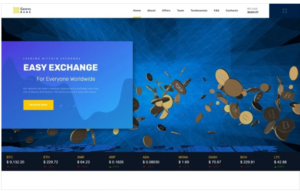 Crypto Bank - Cryptocurrency Exchange HTML Landing Page Template
