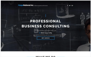 Consulting Landing Page Template