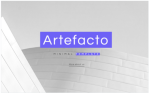 Artefacto - Business Elementor WordPres Landing Page Template