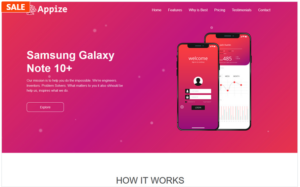 Appize - App Landing Page Template