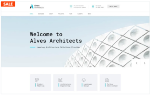 Alves Architects - Light Architecture Company HTML Landing Page Template